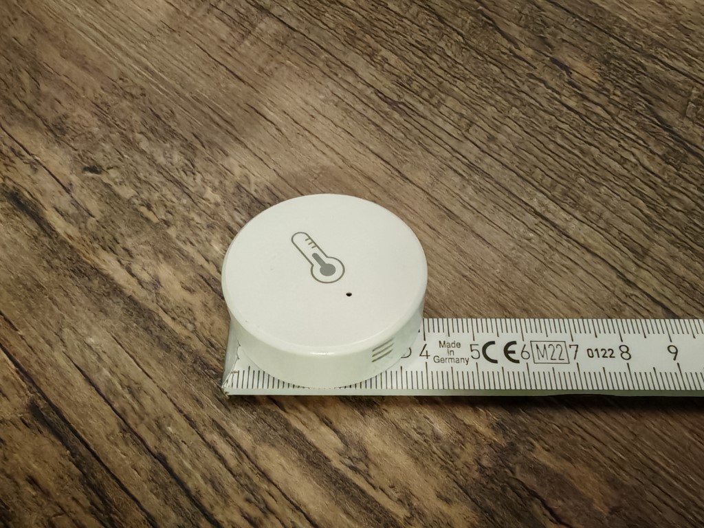 Längenvergleich des Tuya TH02Z